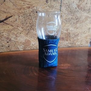 🍺New Samuel Adam's Pint Glass & Washable Cozy
